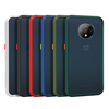 Pour OnePlus 7T étui Bakeey Armor antichoc Anti-empreintes digitales mat translucide dur PC et étui de protection en TPU