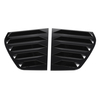 Pour VW GOLF MK6 2010-2014 noir brillant fenêtre arrière persienne obturateur garniture de couverture