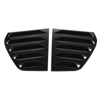 Pour VW GOLF MK6 2010-2014 noir brillant fenêtre arrière persienne obturateur garniture de couverture