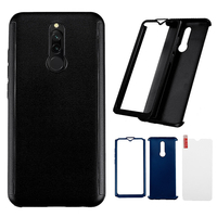 Pour Xiaomi Redmi 8 étui Bakeey givré Ultra-mince 3 en 1 placage PC coque arrière rigide étui de protection Non original