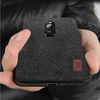 Pour Xiaomi Redmi 8 étui Bakeey épissure de tissu de luxe Soft étui de protection antichoc bord en Silicone pour Xiaomi
