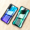 Pour Xiaomi Redmi Note 8 2021 étui Bakeey Armor bord de pare-chocs acrylique transparent + Soft étui de protection de bo