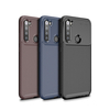 Pour Xiaomi Redmi Note 8 2021 étui Bakeey étui de protection en silicone antichoc en Fiber de carbone de luxe Non origin