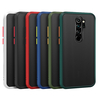 Pour Xiaomi Redmi Note 8 Pro Cas Bakeey Armor Antichoc Anti-empreintes digitales Mat Translucide Dur PC & Soft TPU Edge