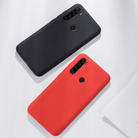 Pour Xiaomi Redmi Note 8T étui Bakeey lisse liquide Silicone caoutchouc couverture arrière étui de protection Non origin