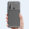 Pour Xiaomi Redmi Note 8T étui Bakeey étui de protection en silicone antichoc en fibre de carbone de luxe Non original