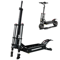 Pour BOYUEDA 11 Pouce Scooter Électrique Double Amortisseur Avant Fourche Cadre En Alliage Daluminium De Haute Rési