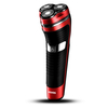 POVOS PW831 Rasoir électrique Tondeuse à barbe rasoir entièrement lavable 3 lames 2 heures de recharge rapide USB