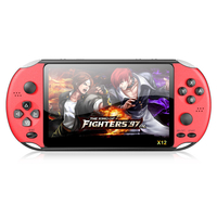 Powkiddy X12 Pro Console de jeu portable 8 Go 2000+ Jeux 5, 1 pouces HD Couleur LCD Écran Vidéo Rétro Lecteur de jeu port