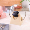 Pratique Pot Couvercle Étagère Porte En Plastique Couvercle Rack Stand Cuisine Accessoires Cuisson Rangement Outil