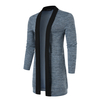 Printemps nouveau pull hommes à manches longues Patchwork mince tricoté Cardigan hommes de haute qualité décontracté hom