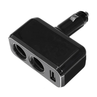 Prise allume-cigare à 2 voies avec rotation USB à 90 degrés