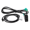 Prise de commutateur audio AUX USB avec câble USB AUX pour BMW E60 E90 X1 X3 X5 F12 F25
