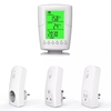 Prise de thermostat sans fil programmable TS-2000 blanc LCD prise de contrôle de température intelligente pour la maison