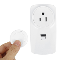 Prise de télécommande sans fil AC85V-250V US prise Standard avec télécommande circulaire autocollant gratuit