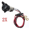 Prise de tracteur de vélo de moto de voiture de 2Pcs 12V 120W