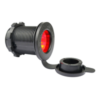 Prise électrique de chargeur dalimentation dénergie de modification de voiture 12-24V avec la lumière LED