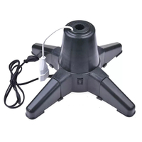 Prise UE 2020 arbre de noël Stand Holder Base rotative électrique 360 ° arbre de noël support rotatif pour nouvel an déc