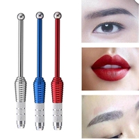Professionnel broderie sourcil tatouage stylo sculpté modèle pour 3 aiguilles formes