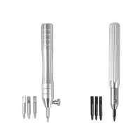 Professionnel Montre Couronne Tube Case Insert Remover Ouvreur Outil Avec 4 Broches Horloger Montre Réparation Outils Ki