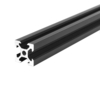 Profil en aluminium dextrusion de profil en aluminium de V-fente de Machifit 500mm noir pour la commande numérique