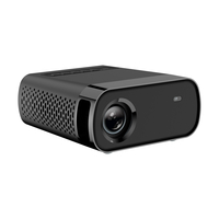 Projecteur Foqucy GX100 Mini LED 1800Lumens 2000:1 rapport de contraste 4K 1080P prise en charge EU prise cinéma en plei