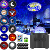 Projecteur LED Galaxy Nebula Night Light Lampe dambiance avec télécommande avec haut-parleur Bluetooth pour enfants