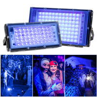 Projecteur LED UV 30W 50W 100W AC 220V 230V 240V Projecteur extérieur IP65 étanche LED Lampadaire Éclairage de paysage