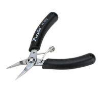 ProsKit 1PK-501E Pince à bec long anti-corrosion Mini pince à bec fin en acier inoxydable