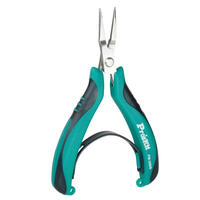 ProsKit PM-396G Mini pinces à bec effilé pinces coupantes en acier outil pinces de pêche pinces électroniques