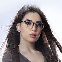 Prospeck Gradient Anti-blue Light Round Frame Pour Hommes Femmes