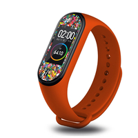 Protecteur décran de montre autocollant motif coloré pour Xiaomi Miband 4