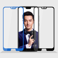 Protecteur décran en verre trempé anti-déflagrant Mofi Diamond 9H complet pour Huawei Honor 10