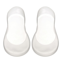 Protecteur de fissure de pied dennemi de chaussette hydratante de gel anti-friction de silicone complet Longueur