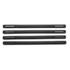 Protecteur de garde de pare-chocs anti-collision de bord de porte de voiture en fibre de carbone 4PCS