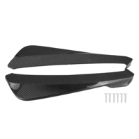 Protecteur de pare-chocs universel Tabliers latéraux en fibre de carbone Cap Spoiler Pare-chocs arrière pour BMW E90 E91