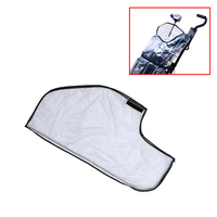 Protecteur de sac de club de golf imperméable antipoussière imperméable de couverture de pluie de golf transparent