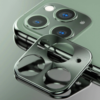 Protecteur dobjectif de caméra de téléphone danneau de cercle en métal anti-rayures pour iPhone 11/11 Pro / 11