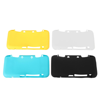 Protecteurs complets de machine de jeu de peau de couverture de silicone fixés pour Nintendo NEW 2DS LL