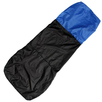 Protecteurs résistants à leau de couverture de siège avant de voiture noir + bleu universel