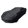 Protection anti-poussière extensible de velours de couverture de voiture complète intérieure pour garage souterrain