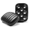 Protection arrière de Seat de passager avec 6/8 ventouses pour Harley Dyna Custom
