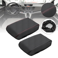 Protection de couverture de boîte de console daccoudoir central de voiture en cuir PU pour Honda CRV 12-16