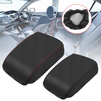 Protection de couverture de boîte de console daccoudoir de centre de voiture en cuir PU pour Honda Civic 2006-2011