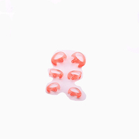 Protection de lenvironnement Silicone Earplugs Pink Walkie-talkie Téléphone Intercom grand,  moyen et smal