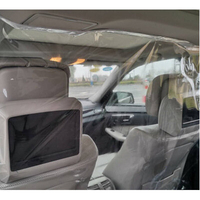 Protection de voiture en PVC de protection empêchent le film déclaboussures de salive pour les conducteurs anti-gou