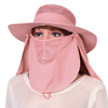 Protection du visage pliable - Bonnet de soleil solide amovible et respirant