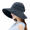 Protection solaire extérieure de RD-503 Summer Women pliant grand chapeau de plage haut vide