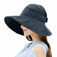 Protection solaire extérieure de RD-503 Summer Women pliant grand chapeau de plage haut vide