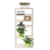 Présentoir à fleurs à 6 niveaux étagère de jardin en bois support de stockage de livres intérieur extérieur